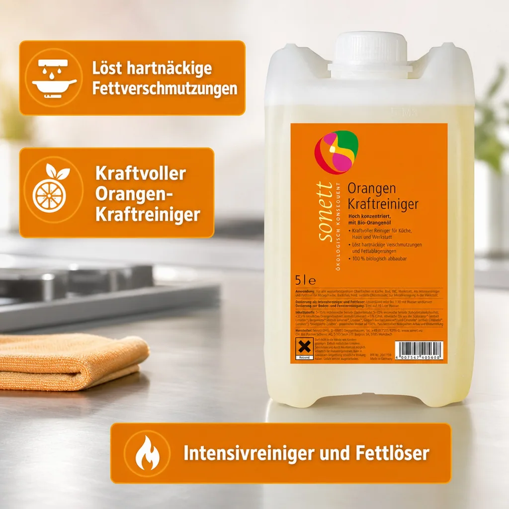 SONETT Orangen Kraftreiniger 5 Liter