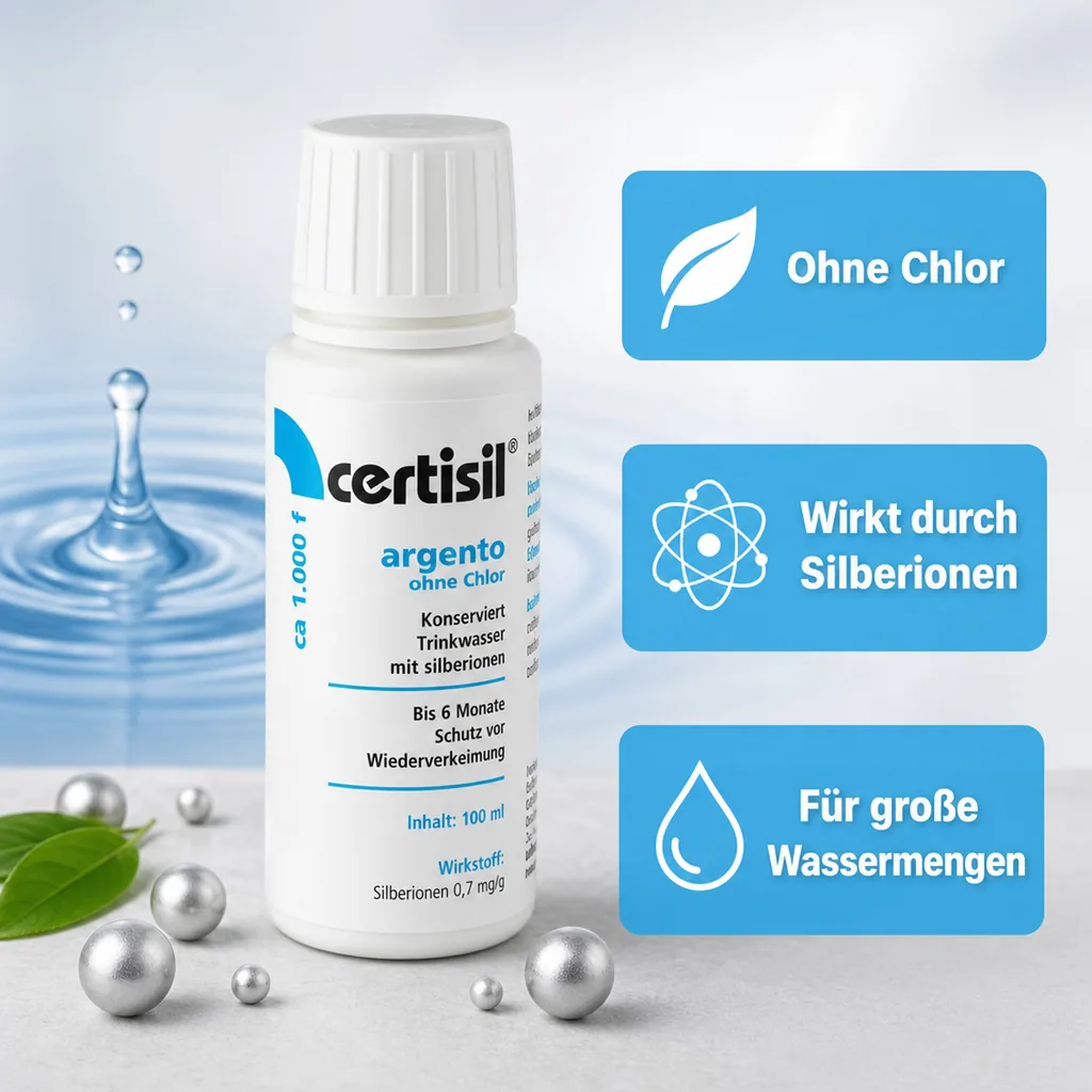 KATADYN Certisil argento CA 1000 F - 100 ml flüssig ohne Chlor