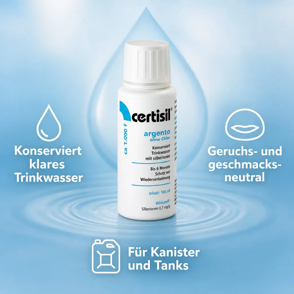 KATADYN Certisil argento CA 1000 F - 100 ml flüssig ohne Chlor