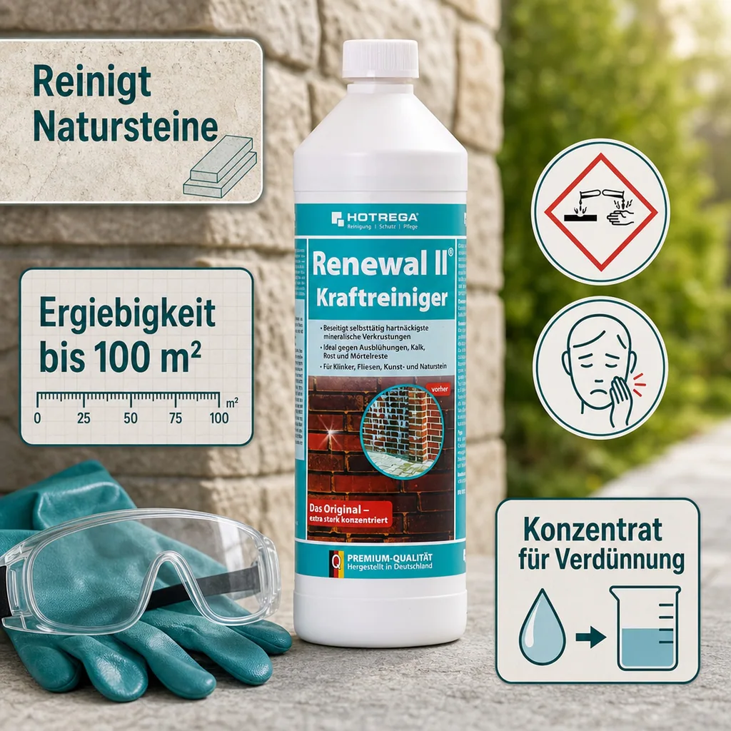 HOTREGA RENEWAL II Kraftreiniger 1 Liter Konzentrat