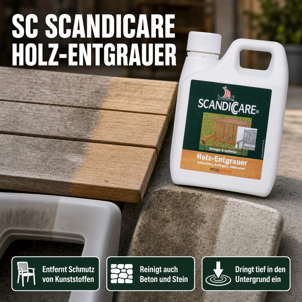 SC SCANDICCARE Holzentgrauer 1 Liter
