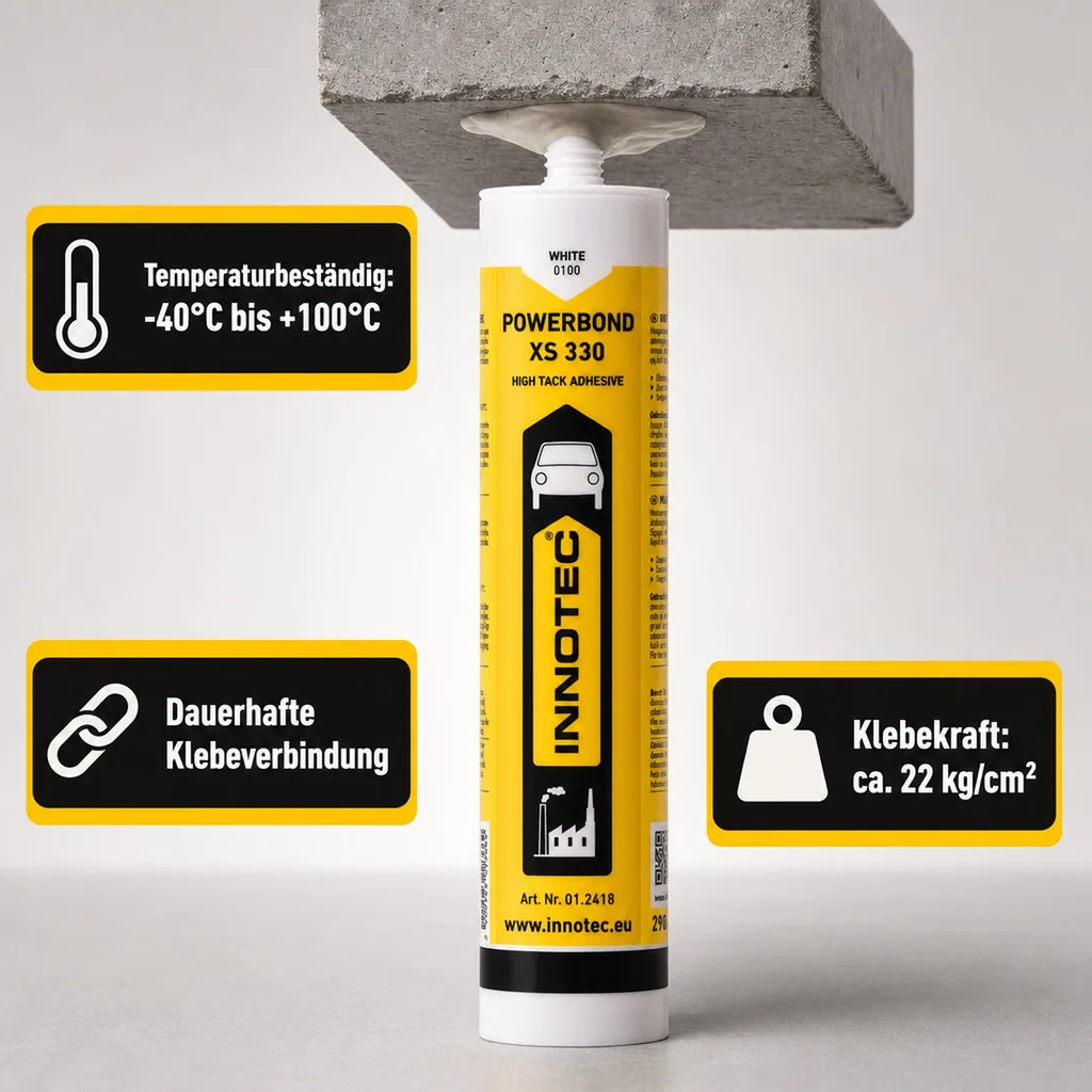 INNOTEC Powerbond XS 330 weiß 290ml Klebemasse inklusive Mischhülse