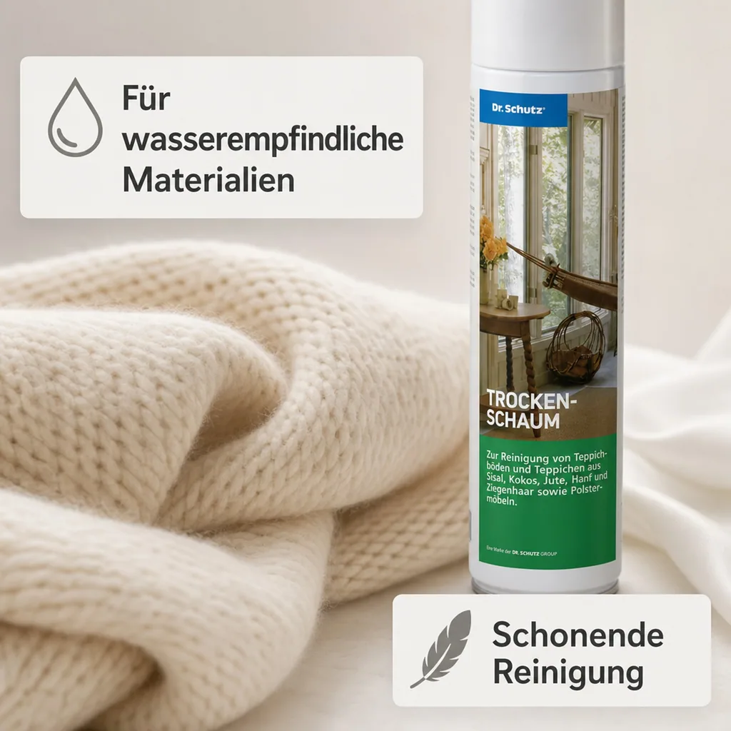 DR. SCHUTZ Trockenschaum 400 ml reicht für ca. 10 m² für Naturfasern