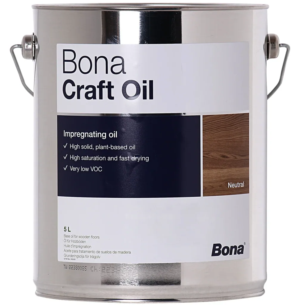 BONA Craft Oil PURE neutral in verschiedenen Größengebinden
