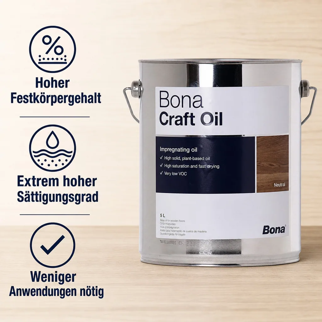 BONA Craft Oil PURE 5 Liter neutral