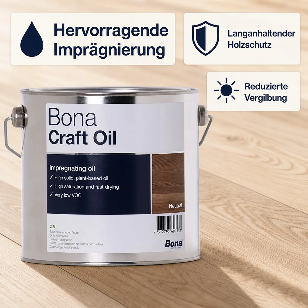 BONA Craft Oil PURE 2,5 Liter neutral