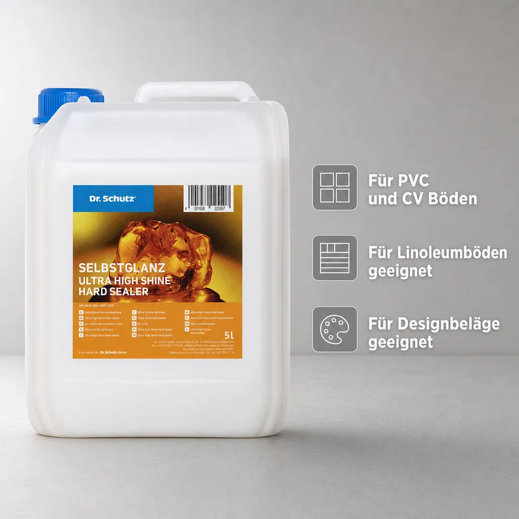 DR. SCHUTZ Selbstglanz Hartbeschichtung glänzend 5 Liter für 100m²