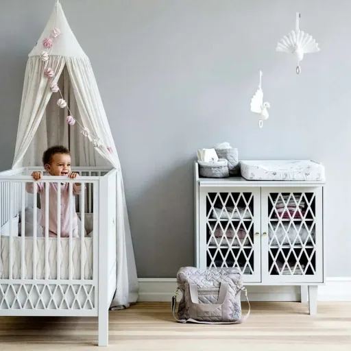 Cam Cam Baby Bettnest Harlequin 60 x 120 cm natur