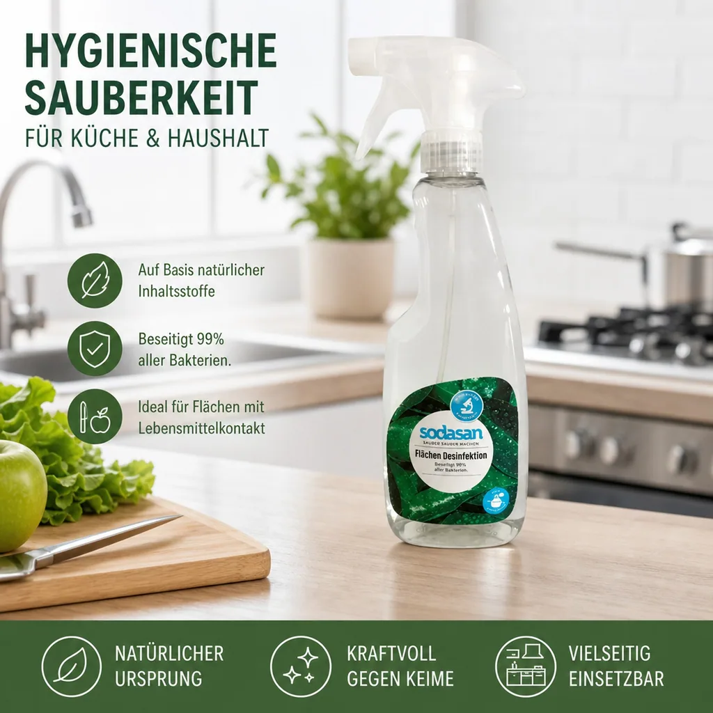 SODASAN Flächendesinfektion 500ml Sprayflasche