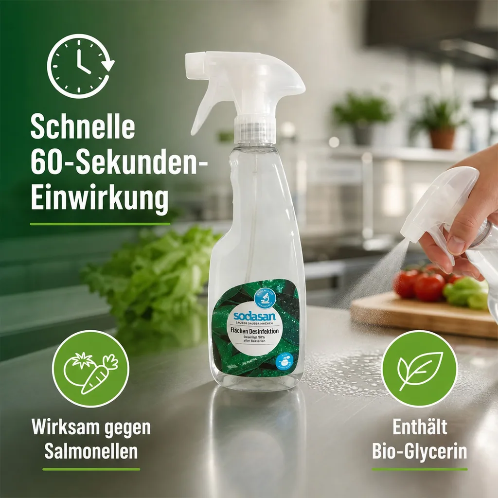 SODASAN Flächendesinfektion 500ml Sprayflasche