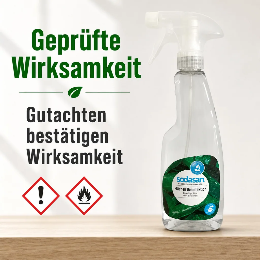 SODASAN Flächendesinfektion 500ml Sprayflasche