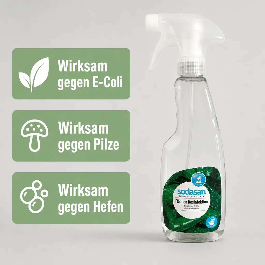 SODASAN Flächendesinfektion 500ml Sprayflasche