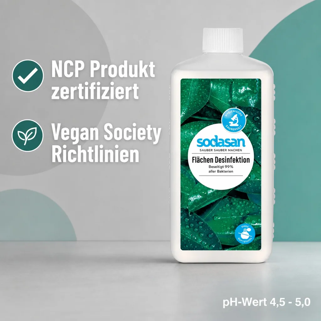 SODASAN Flächendesinfektion 1 Liter Euroflasche