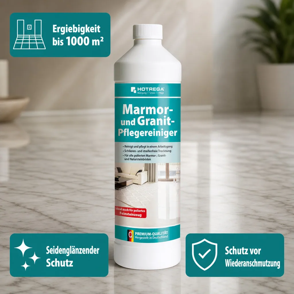 HOTREGA Marmor- und Granit- Pflegereiniger 1 Liter Konzentrat
