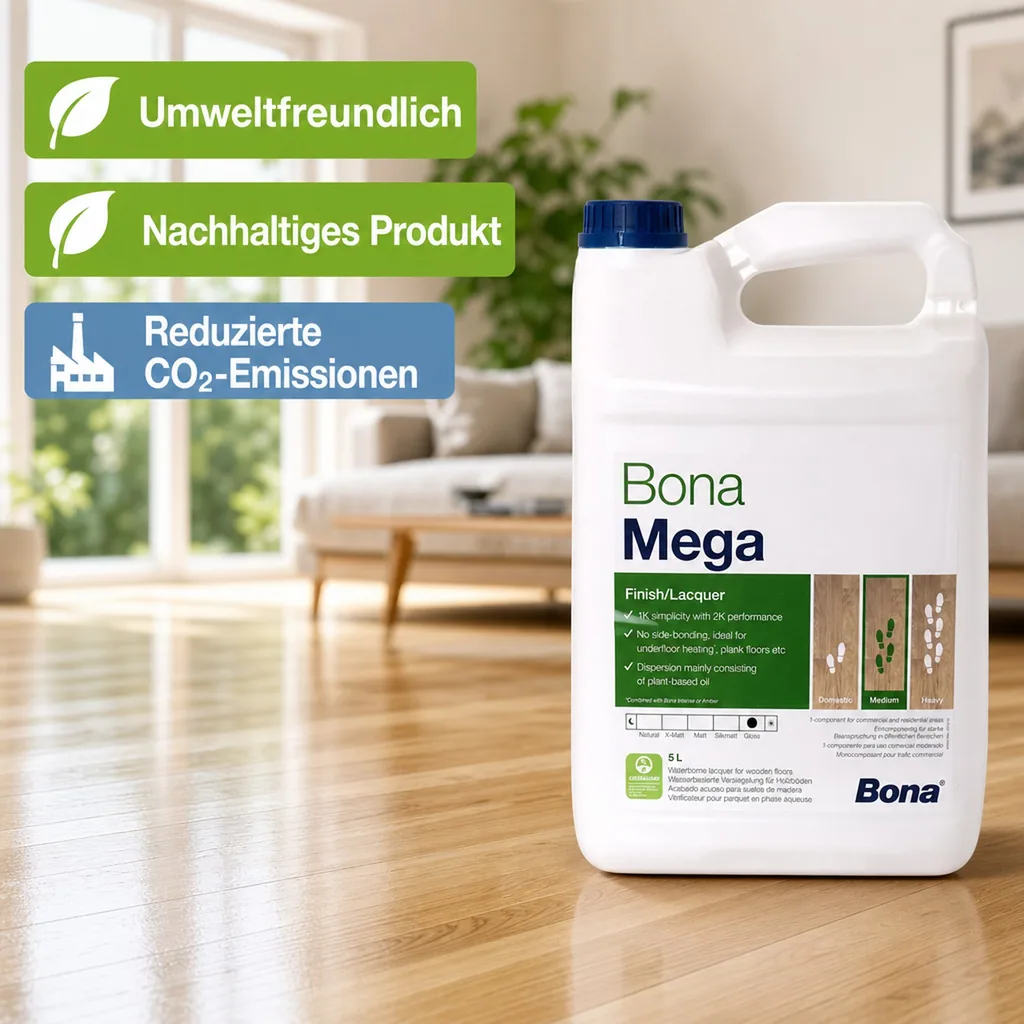 BONA MEGA Parkettlack glänzend 5 Liter