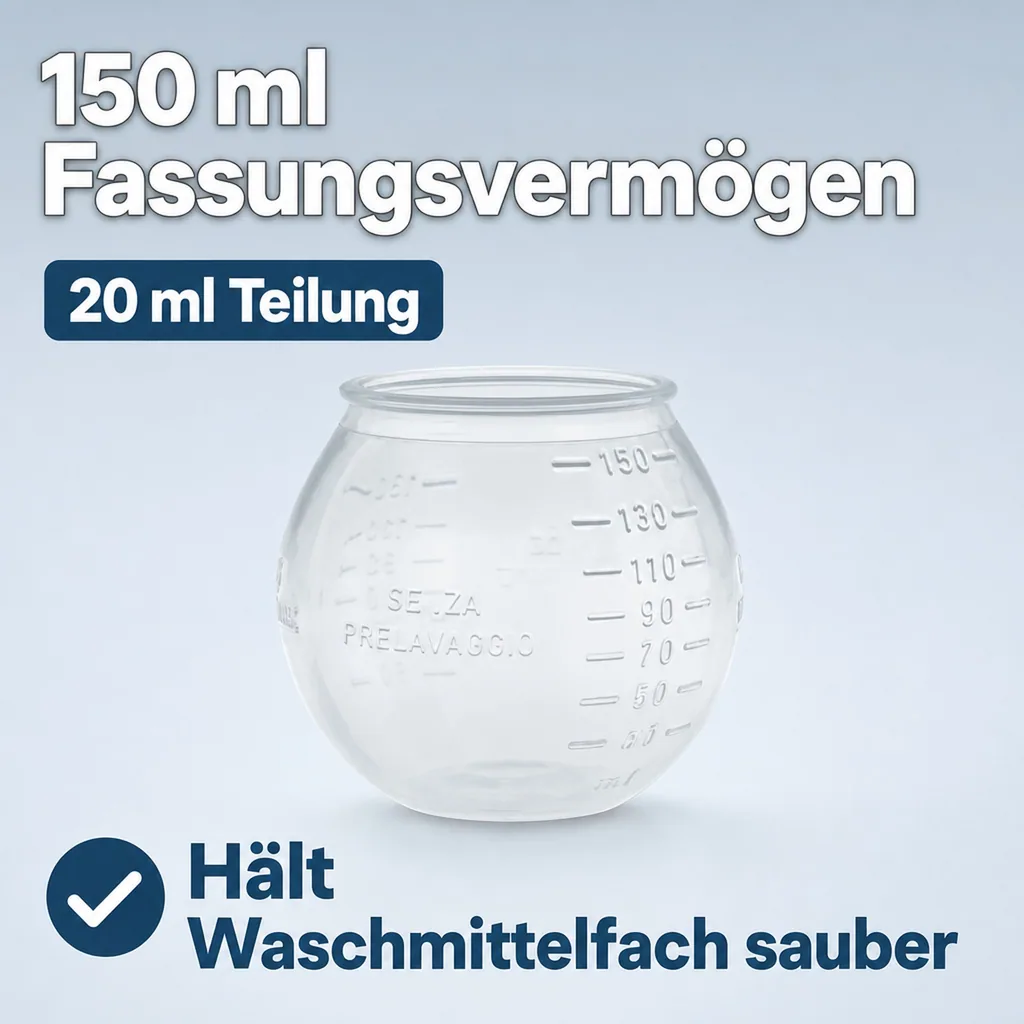 SONETT Waschkugel & Dosierkugel 150 ml in 20 ml-Teilung