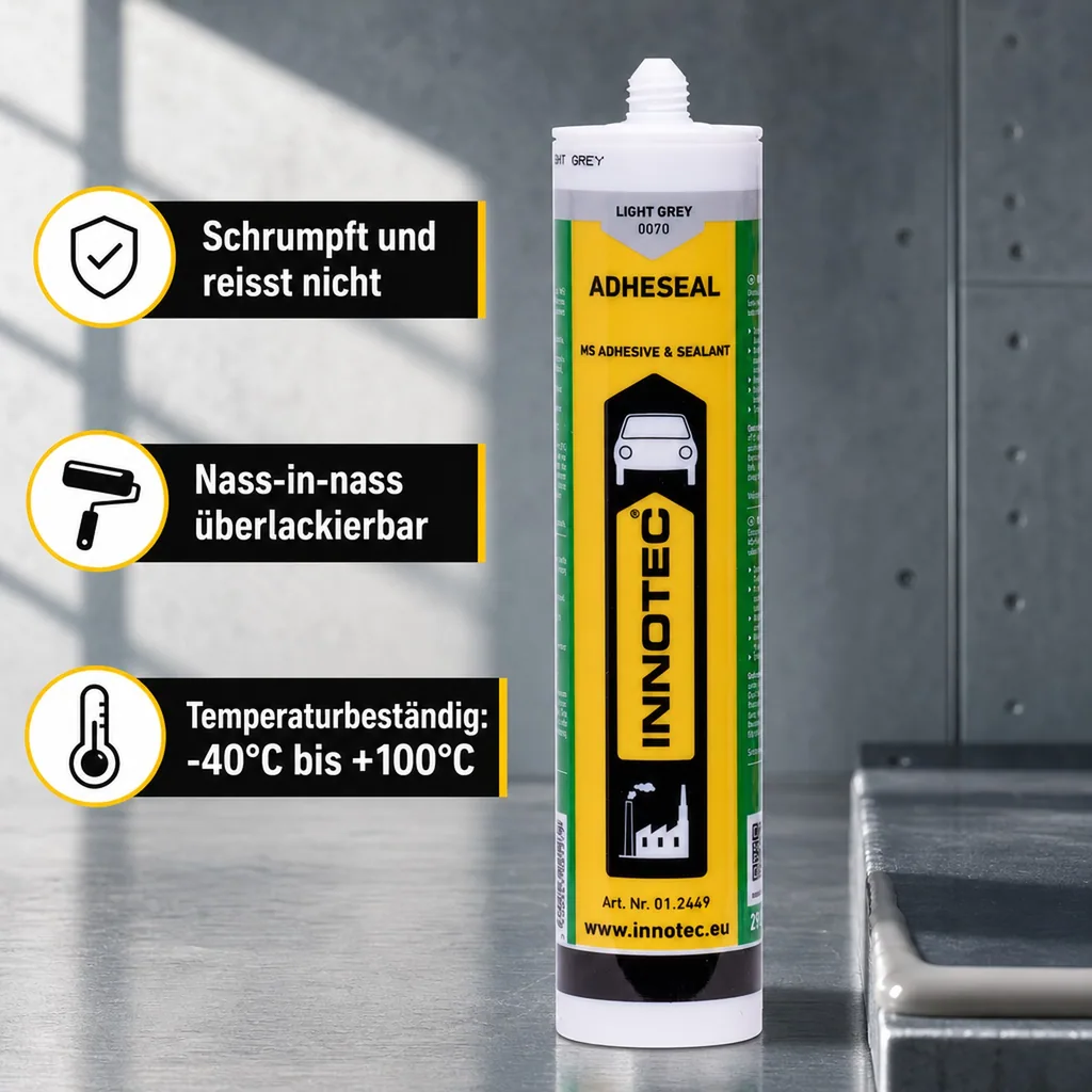 INNOTEC Adheseal 290 ml hellgrau incl. Spitze