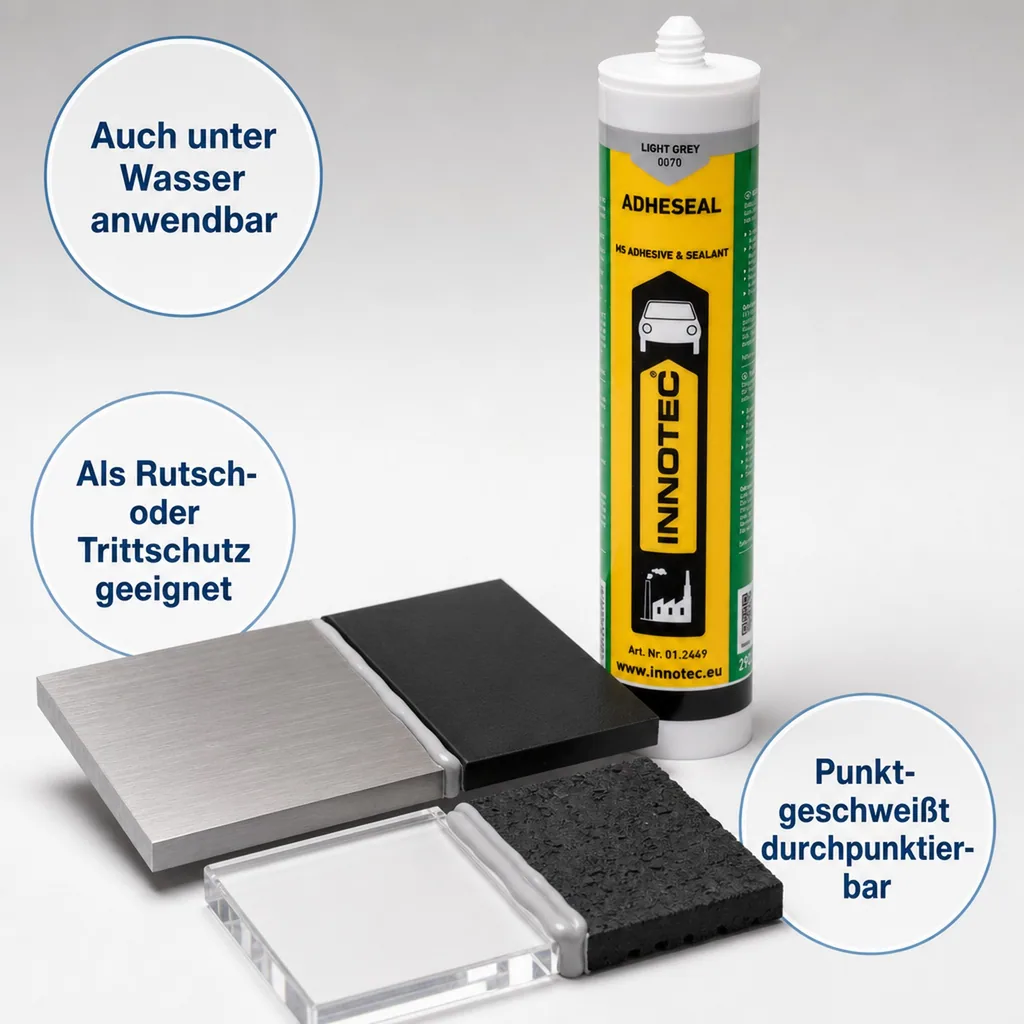 INNOTEC Adheseal 290 ml hellgrau incl. Spitze