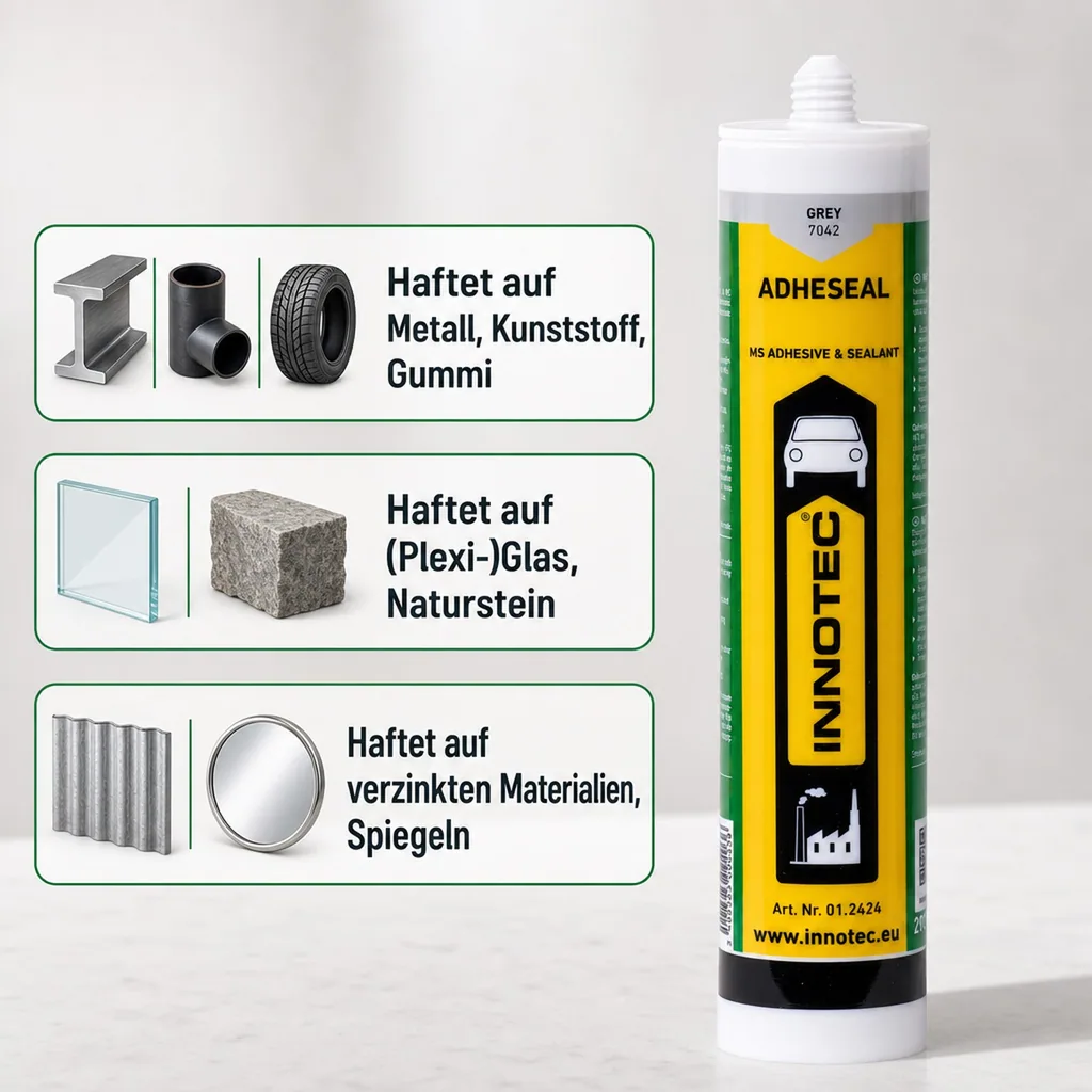 INNOTEC Adheseal 290 ml grau incl. Spitze