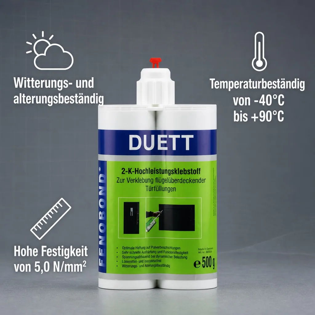 FENOPLAST Fenobond Duett 2-K Hochleistungsklebstoff 2 x 190 ml/500 g