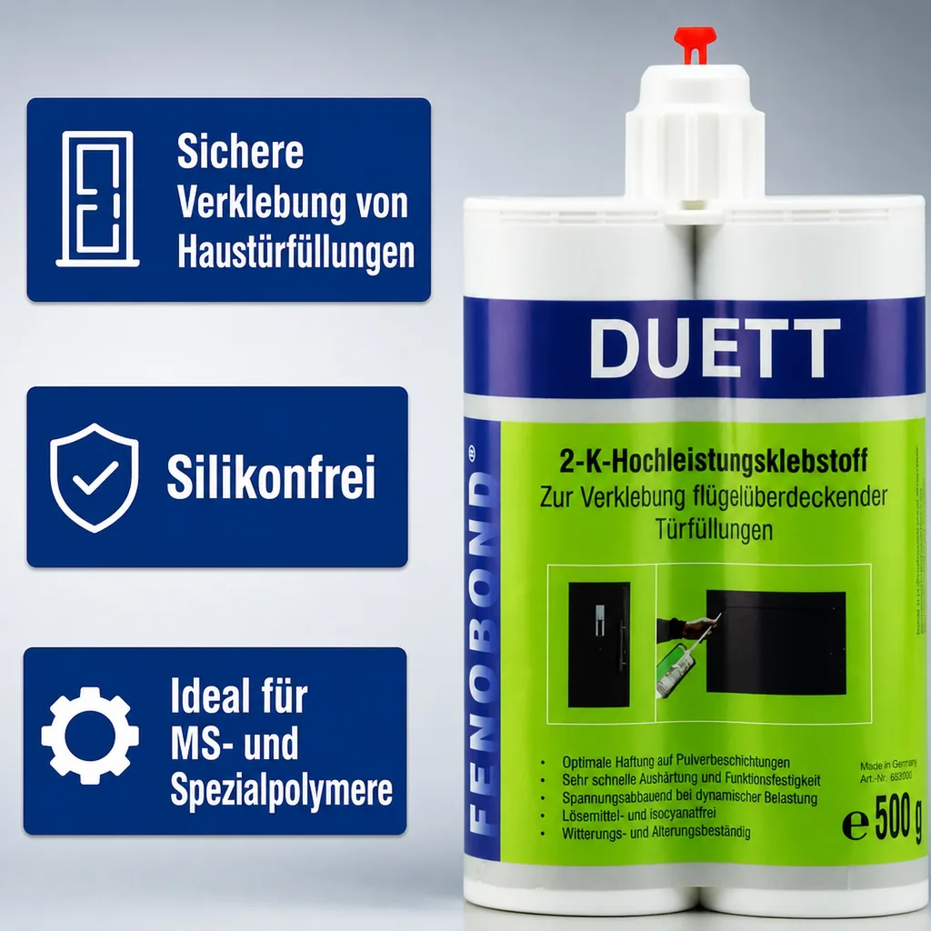 FENOPLAST Fenobond Duett 2-K Hochleistungsklebstoff 2 x 190 ml/500 g