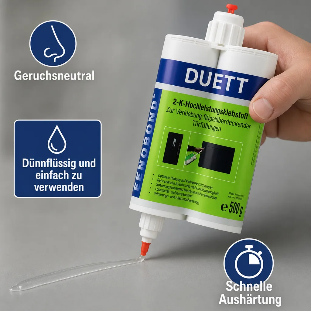 FENOPLAST Fenobond Duett 2-K Hochleistungsklebstoff 2 x 190 ml/500 g