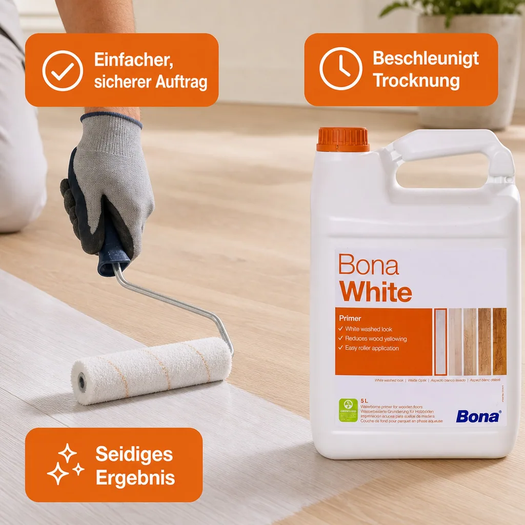 BONA White 5 Liter Parkettgrundierung für helle Optik