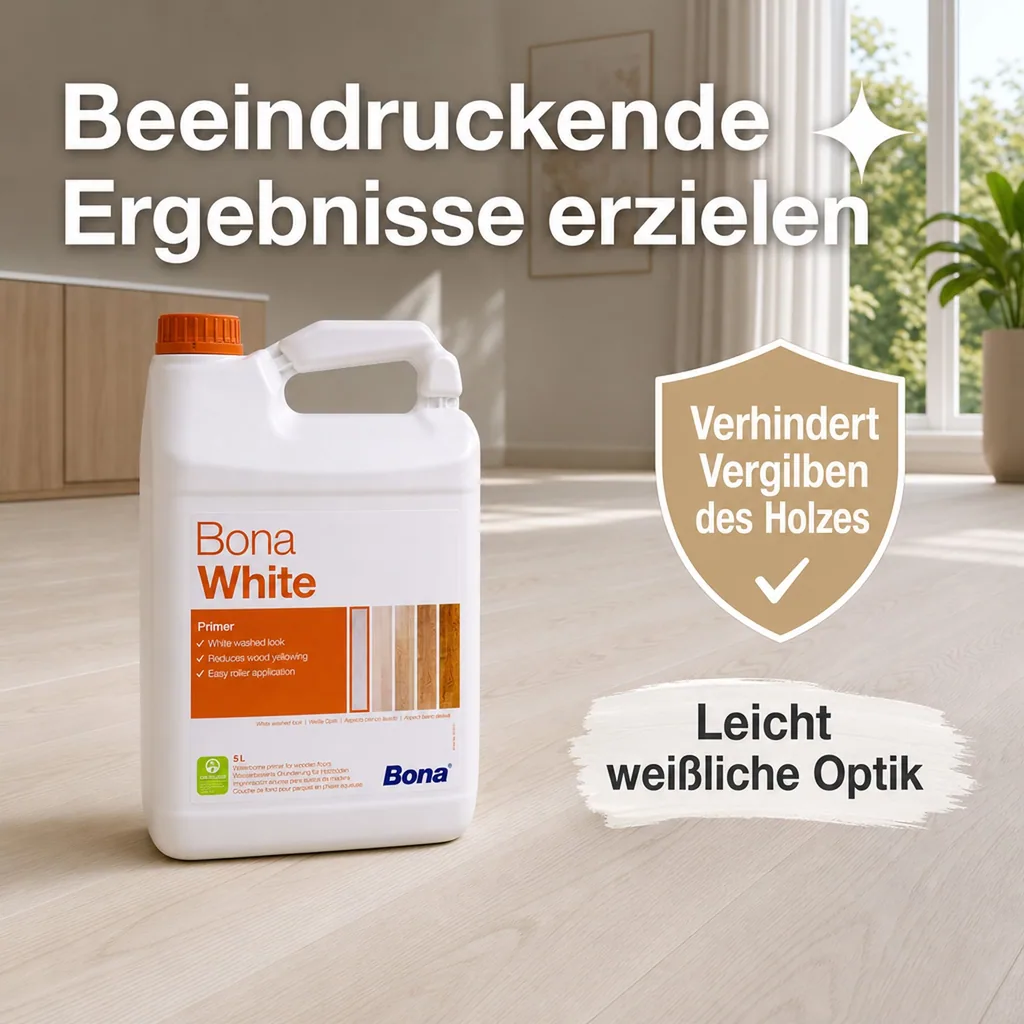 BONA White 5 Liter Parkettgrundierung für helle Optik