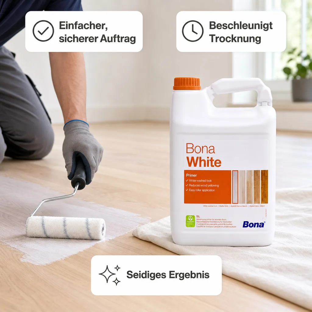 BONA White 5 Liter Parkettgrundierung für helle Optik