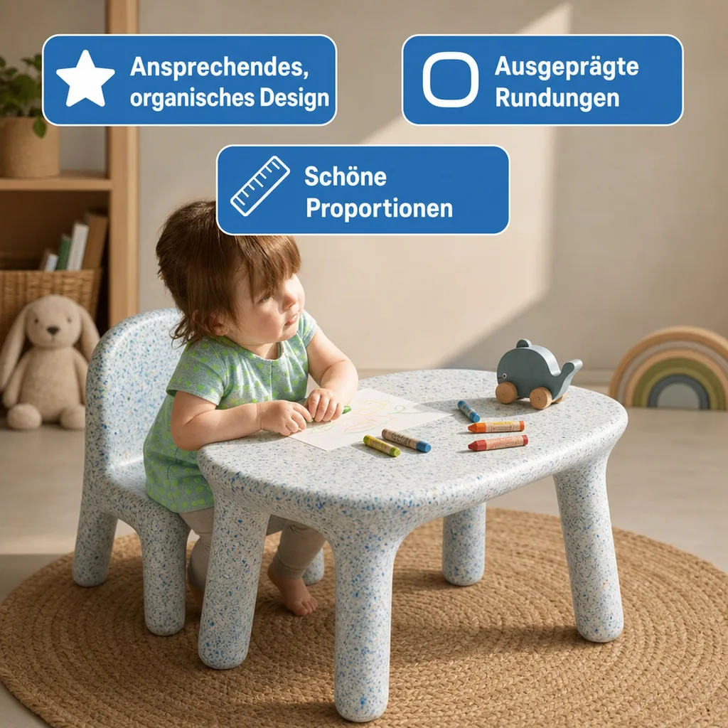 ecoBirdy Kindertisch - Luisa Table Ocean