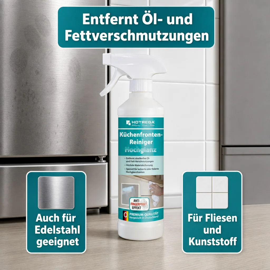 HOTREGA Küchenfronten Reiniger 500 ml Hochglanz