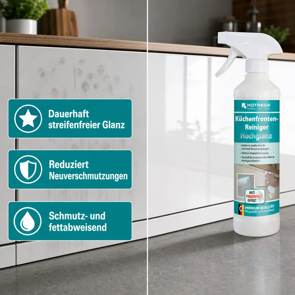 HOTREGA Küchenfronten Reiniger 500 ml Hochglanz