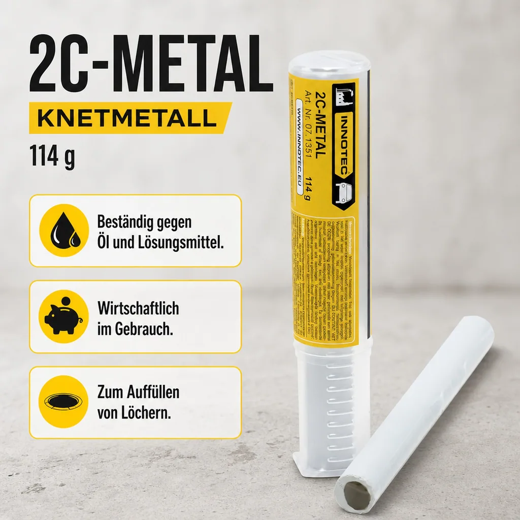 INNOTEC 2C Metall Knetmetall 114 g 07.1351
