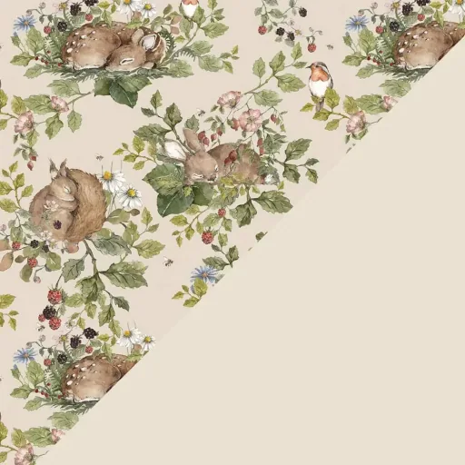 Dekornik Kinderbettwäsche schlafende Tiere 100 x 135