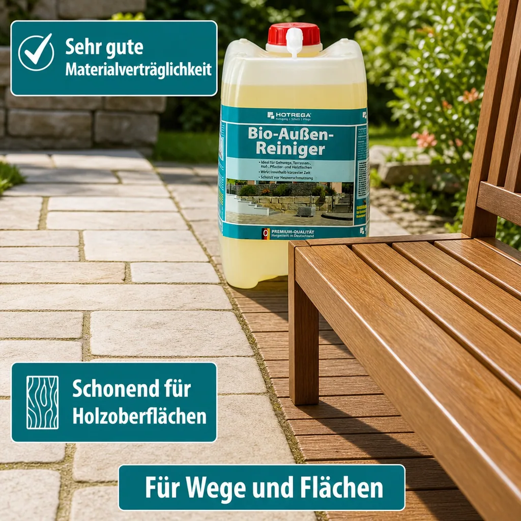 HOTREGA Bio Außen Reiniger 5 Liter Konzentrat