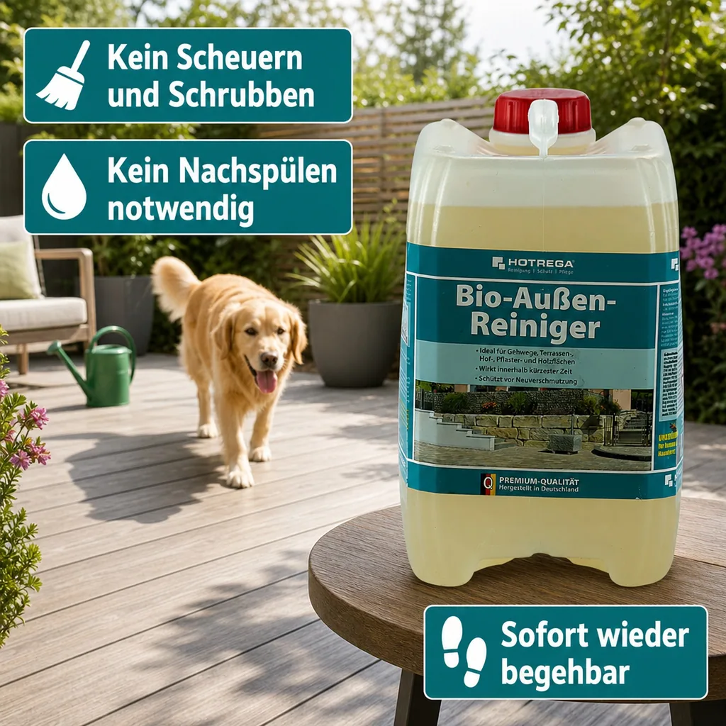 HOTREGA Bio Außen Reiniger 5 Liter Konzentrat