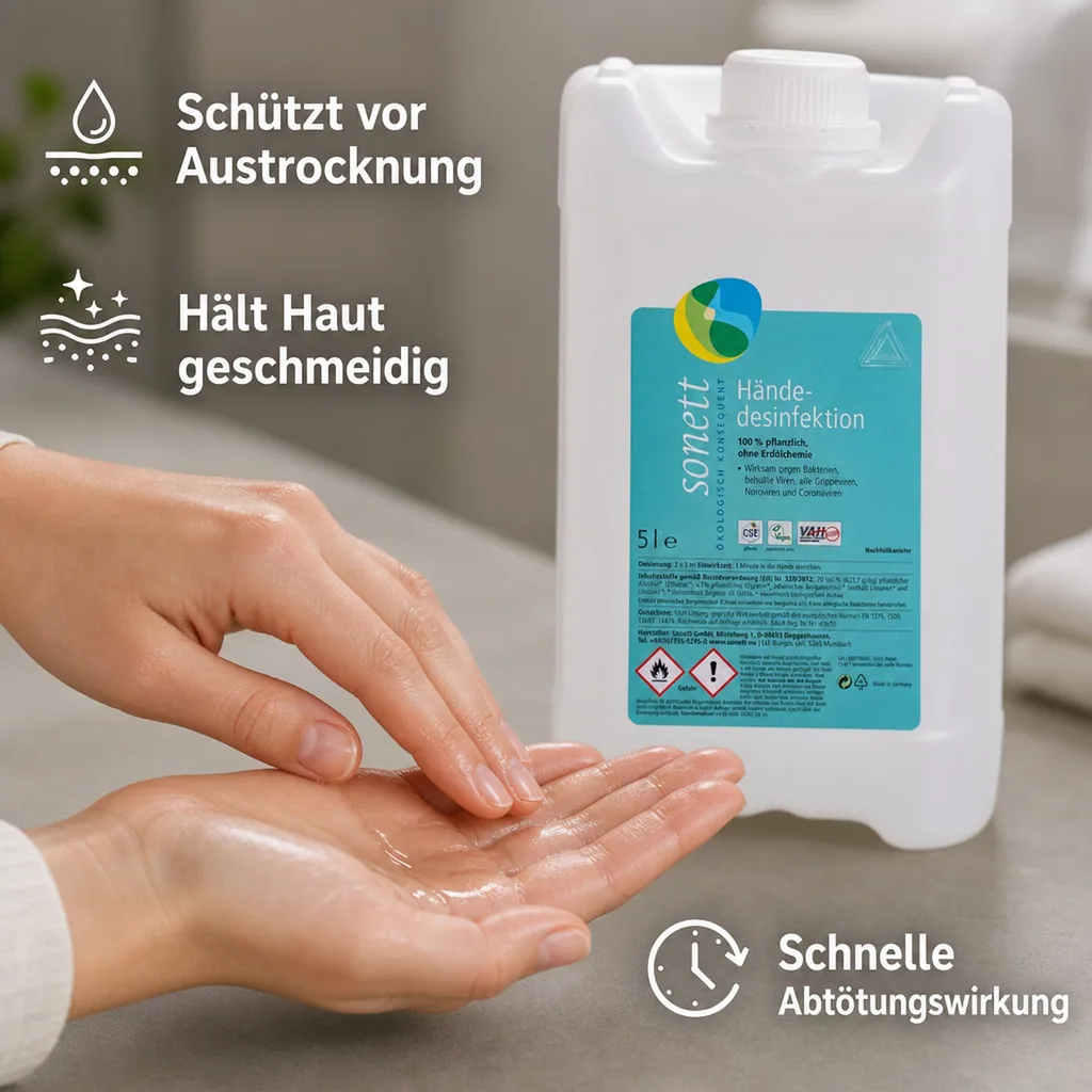 SONETT Händedesinfektion  5 Liter