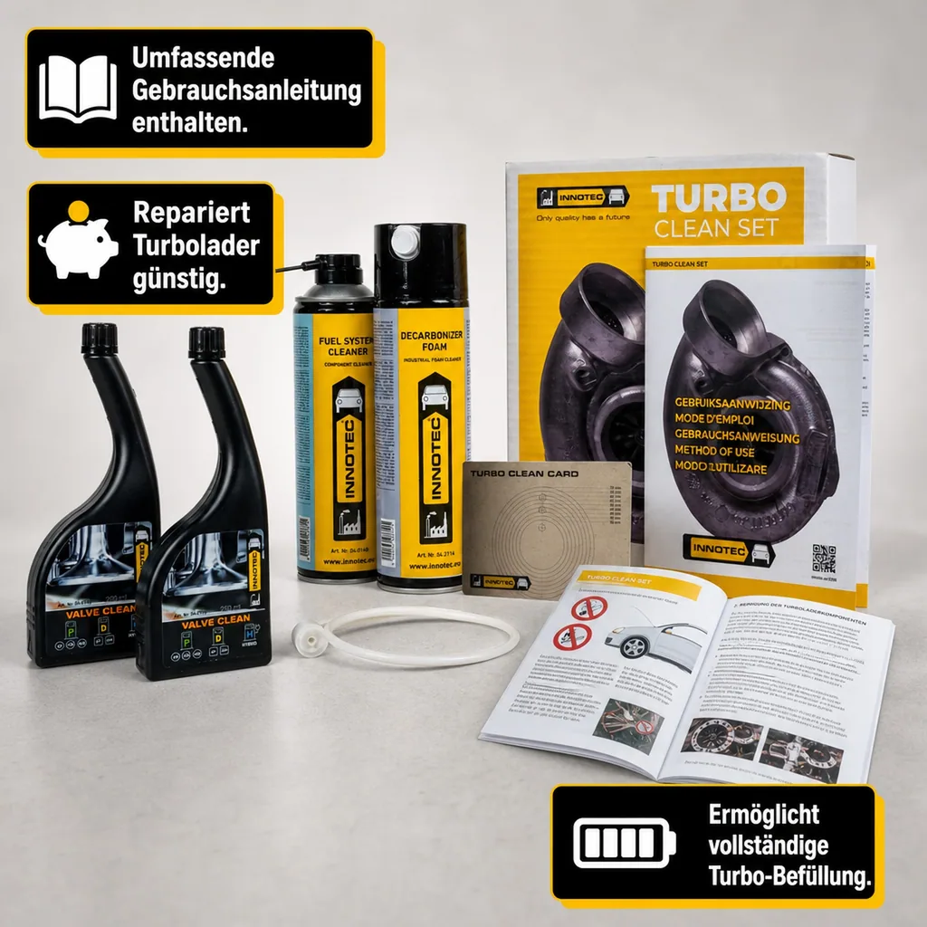 INNOTEC Turbo Clean Set Neu für 2 Fahrzeuge