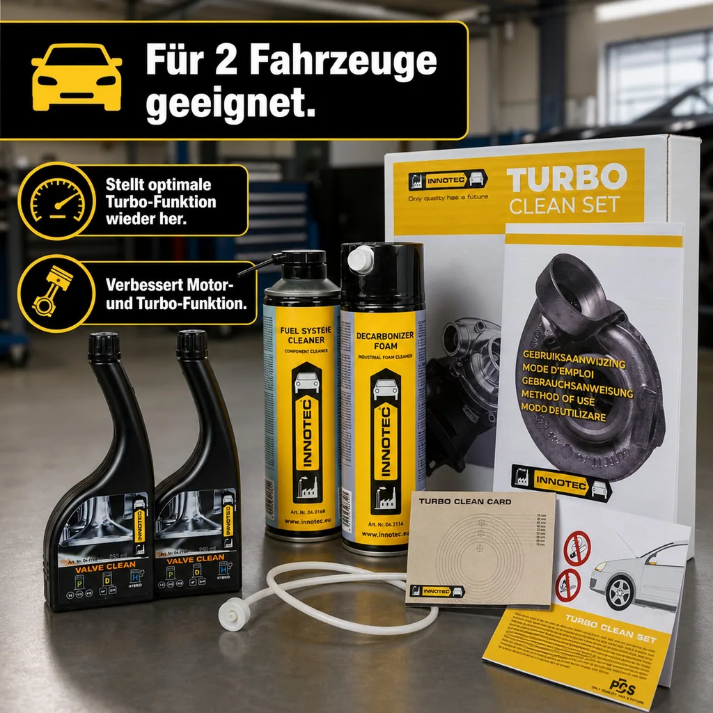 INNOTEC Turbo Clean Set Neu für 2 Fahrzeuge