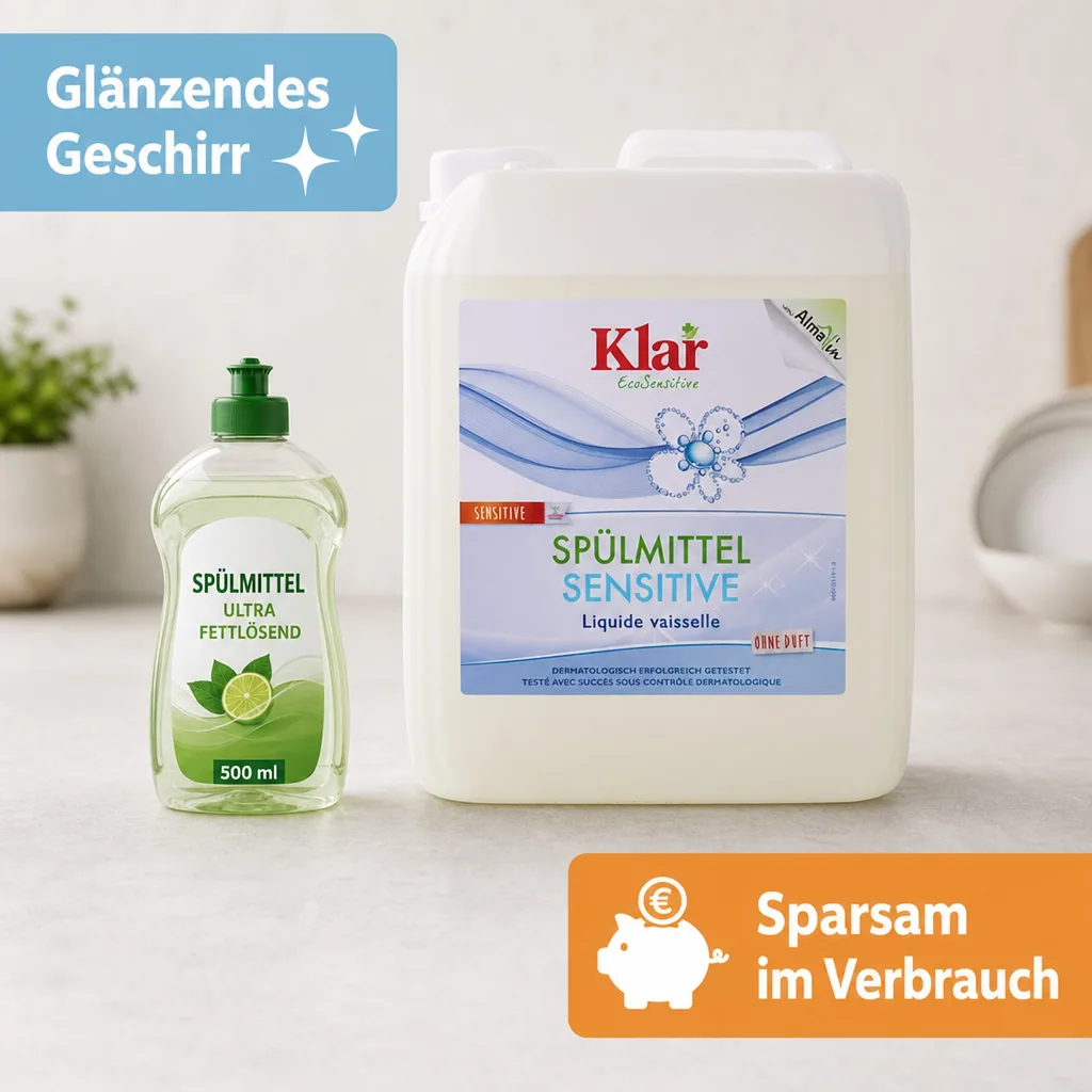 KLAR Spülmittel sensitive ohne Duft 5 Liter