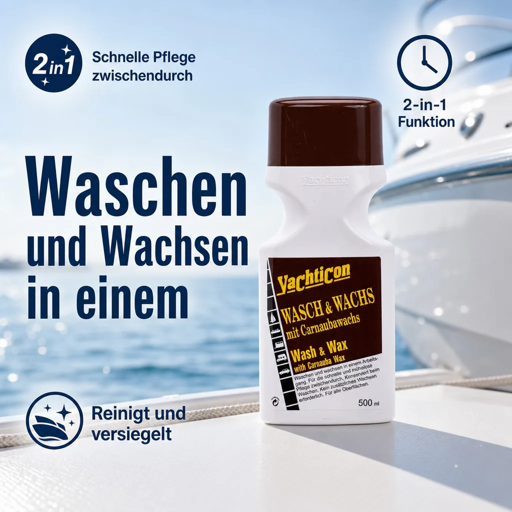 YACHTICON Wash und Wax 500ml