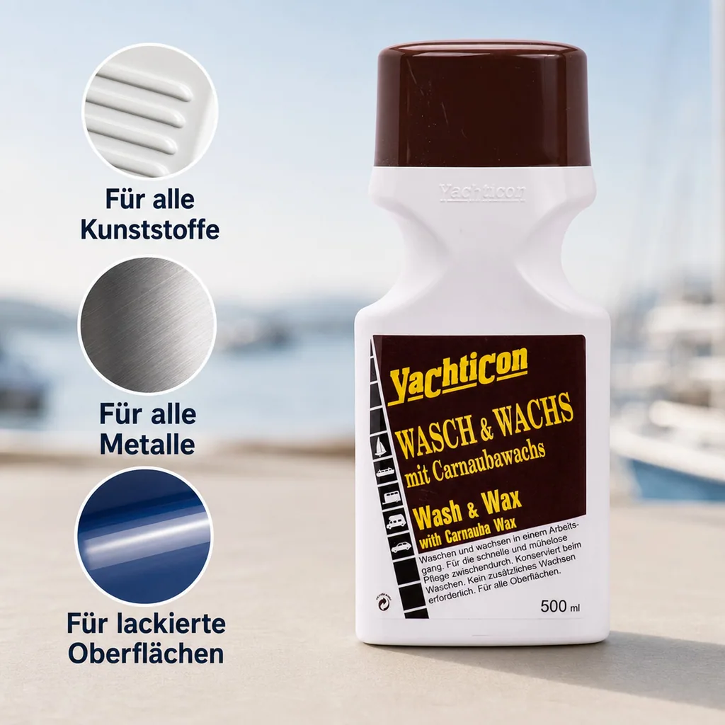 YACHTICON Wash und Wax 500ml