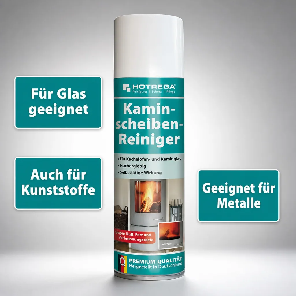 HOTREGA Kaminscheibenreiniger 300 ml Spraydose gebrauchsfertig