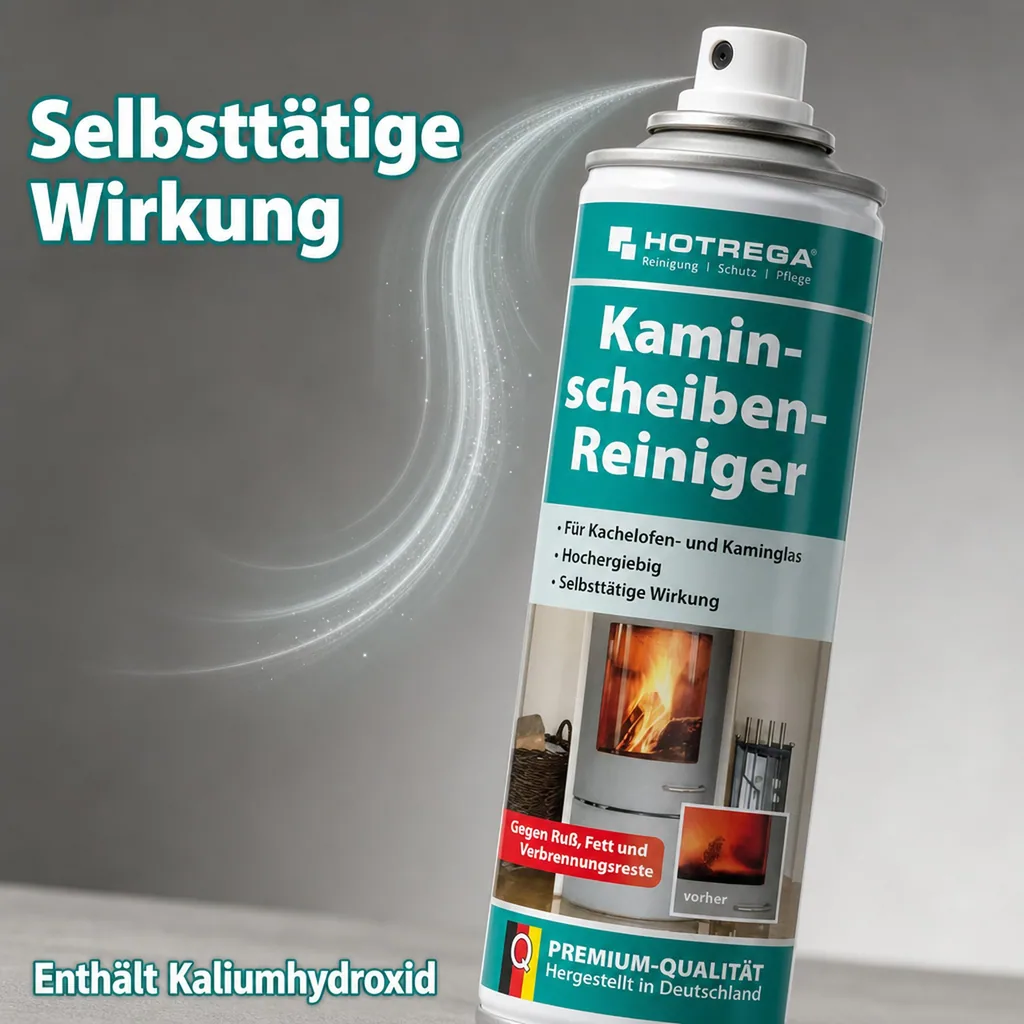 HOTREGA Kaminscheibenreiniger 300 ml Spraydose gebrauchsfertig