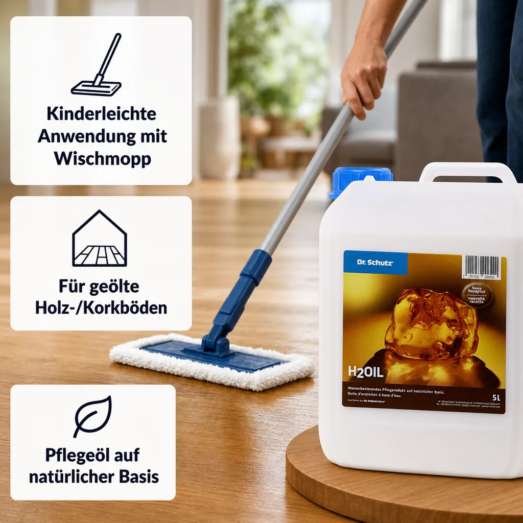 DR. SCHUTZ H2 Oil 5 Liter wasserbasierendes Pflegeöl