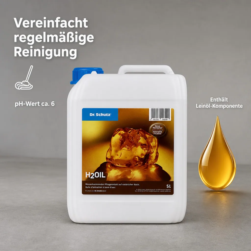 DR. SCHUTZ H2 Oil 5 Liter wasserbasierendes Pflegeöl