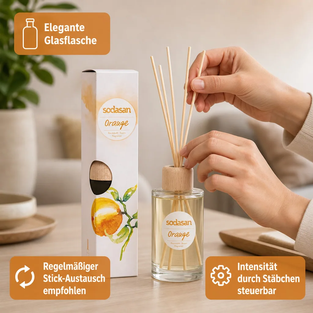 SODASAN Raumduft senses ORANGE 200ml Lufterfrischer