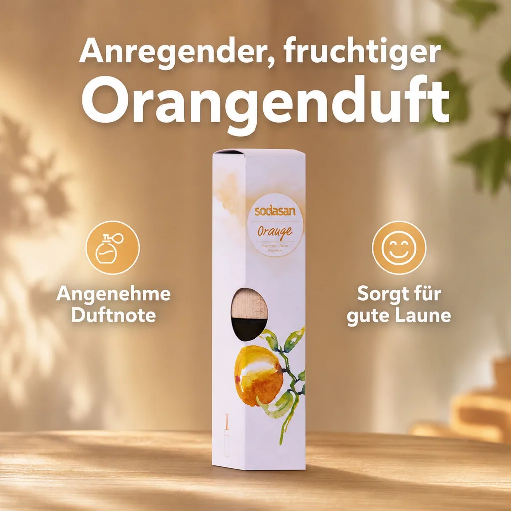 SODASAN Raumduft senses ORANGE 200ml Lufterfrischer