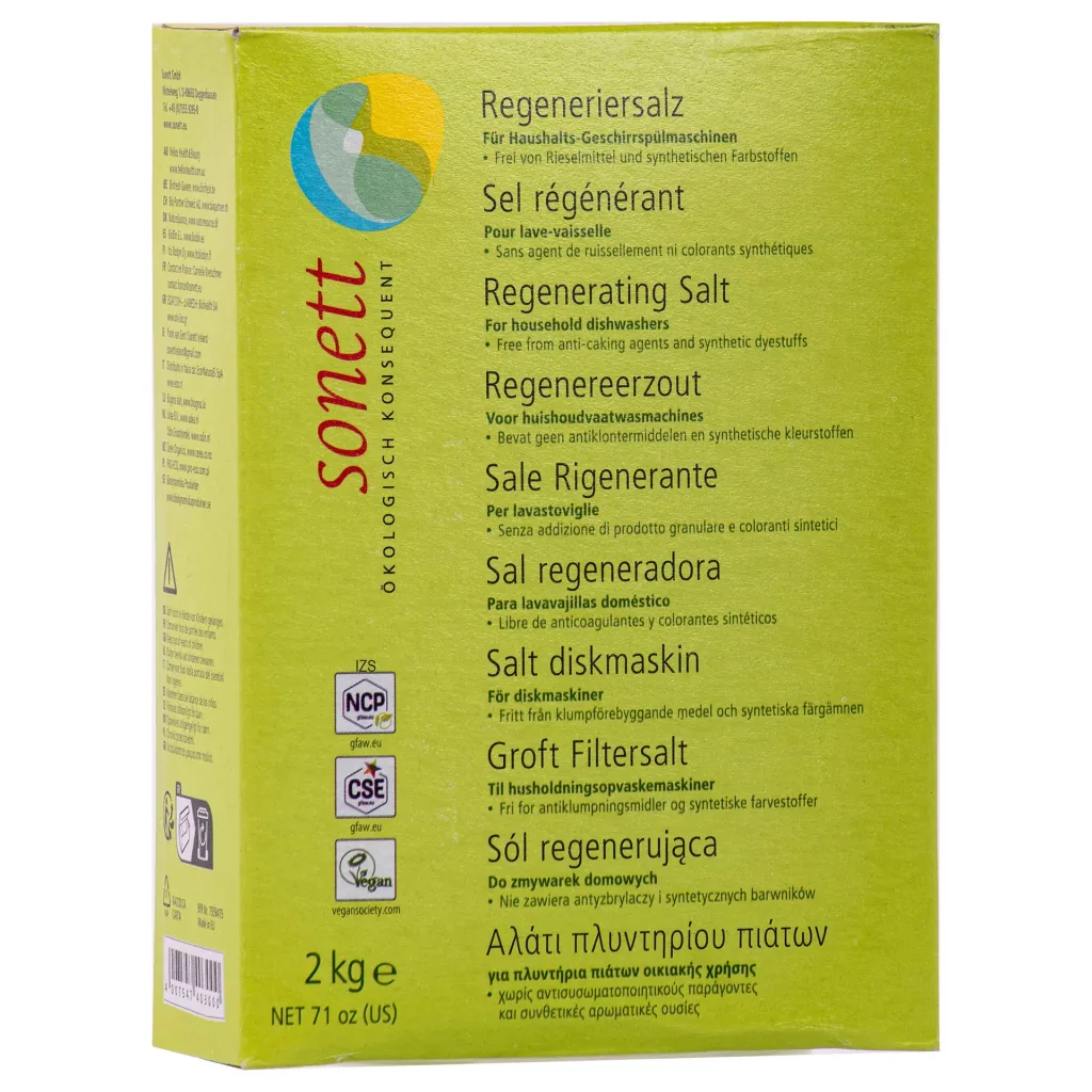 SONETT Regeneriersalz 2 kg für die Geschirrspülmaschine
