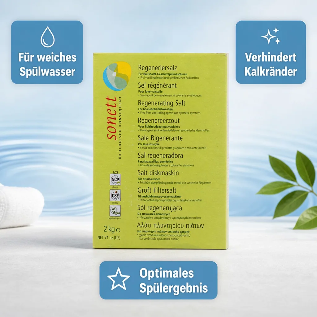 SONETT Regeneriersalz 2 kg für die Geschirrspülmaschine